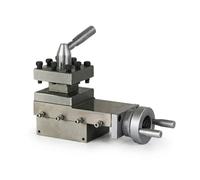 JY210 Lathe Tool Post Assembly, 59mm Center Height, 90mm Travel for Bench Lathe Machining, Processes Steel Aluminum Brass for Professionals & Advanced Model Maker