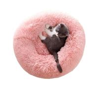 JYARZ Cat Bed Kitten Bed Calming Dog Cat Bed For Small Medium Large Dogs Pets Anti-Anxiety Round Donut Plush Fluffy Washable Pet Cushion Cave(A,40 * 40cm)