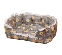 JYARZ Cat Bed Kitten Bed Dog Beds For Medium Small Dogs Calming Bed Fluffy Washable Pet For Pet Cushion Cave(A,53 * 41 * 26cm)