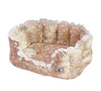 JYARZ Cat Bed Kitten Bed Dog Beds For Medium Small Dogs Calming Bed Fluffy Washable Pet For Pet Cushion Cave(B,53 * 41 * 26cm)
