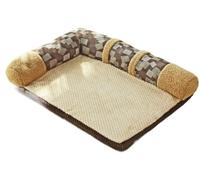 JYARZ Cat Bed Kitten Bed Outdoor Dog Bed Pet Pad Tough Pillow with Removable Cover Scratch with Washable Pet Cushion Cave(A,55 * 45 * 13cm)