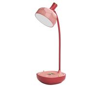 JYARZ Desk Desktop Lamp USB Rechargeable Touch Control Desk Lamp LED Light For Study Desk Lamps Office(Pink)