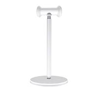 JYARZ Headphone Stand Aluminum Alloy Metal/ABS Headphones Holder Stand Detachable Stable Bracket Silicone Pad For Wired Wireless Headsets Holder(White)