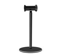 JYARZ Headphone Stand Aluminum Alloy Metal/ABS Headphones Holder Stand Detachable Stable Bracket Silicone Pad For Wired Wireless Headsets Holder(Black)