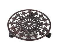 JYARZ Plant Trolley Plant Caddy Plant Cart With Wheels Removable Tray For Indoor And Outdoor Round Flower Pots Plant Stand With Wheels