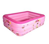 JYARZ Pools For Garden Inflatable Swimming Pool Paddling Pool Play In The Water Swim Centre Pools Outdoor Game Above Ground Inflatable Swimming Pool(Pink,115 * 85 * 35cm)