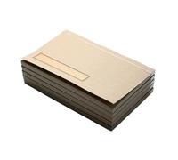 JYARZ Writing Notebook Notepad Handmade Thread-bound Notebook Retro Journal Portable Work Journal(Brown1,Page 100)