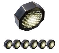JYBNBBE 7 Pack Round Mounted Downlights 5W/7W/12W Panel Light Hexagon Ceiling Spotlight for Living Room Hallway Kitchen Dining Room Foyer12w-4000K,5w-3000K