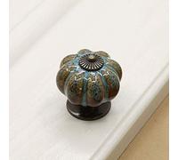 JYBNBBE Ceramic Knobs Ceramic Knobs Simple Set of 10 Ceramic Door Knobs Vintage Chic Cupboard Drawer Pull Handles Knobs,Blue