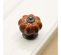 JYBNBBE Ceramic Knobs Ceramic Knobs Simple Set of 10 Ceramic Door Knobs Vintage Chic Cupboard Drawer Pull Handles Knobs,Red