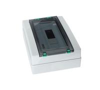 JYBNBBE Distribution box,Power Distribution Box, Outdoor IP65 Waterproof 18 Way Circuit Breaker Distribution Junction Box with Rail, Suitable for Outdoor Power Applications