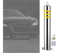 JYBNBBE Driveway Security Post Barrier Parking Bollards Reflective Traffic Delineator Pole for Commercial or Private Use Garage Parking Assist Outdoor,1pack-75cm/29.5in
