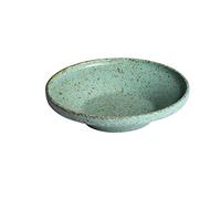 JYBNBBE Fruit Bowl Green Retro Handmade Ceramic Plate Single Home Restaurant Tea Cup Round Steak Plate Rice Salad Bowl Dessert Bowl Serving Bowls,B-One Size