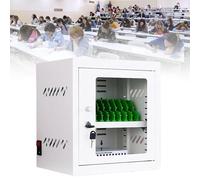 JYBNBBE Lockable Phone Charging Station for Office & Classroom Secure Mobile Device Storage Cabinet with 60 Slots for Conference Rooms Schools and Workplaces (White 12)