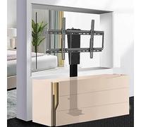 JYBNBBE Portable TV Floor Stand - Manual 360° Left And Right Rotation TV Floor Stand, Hide In Closet TV Lift, Telescopic Electric TV Lift, Fits 26-70 Inch LED Screens, With Load 60kg/132lbs