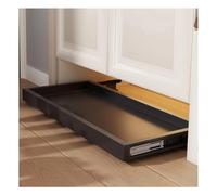 JYBNBBE Pull-Out Shoe Rack,Retractable Shoe Rack Organizer with Slide Rail, Space-Saving Entryway Storage, No Bend Over Design, 71x44cm Cabinet Shelf for Easy Access,Black-66x30cm