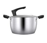 JYBNBBE Soup Pot Casserole Pan Cookware Stainless Steel Soup Pot Stewpot Soup Pot Multi-use Cooking Pot 20CM Thickening stew Pot Noodle pan Perfect for Breakfast Frying Pan