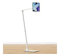 JYBNBBE Tablet Floor Stand, Adjustable Tablet Holder, Universal 360 Degree Rotatable Metal Tablet Holder, Stable Base, For Competiable For 4.7-12.9 Inch Device,A2
