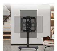 JYBNBBE TV Floor Stand - Mobile TV Cart On Wheels For 32-55 Inch TV, TV Stand With Horizontal And Vertical Screen Rotation, Portable Floor Standing TV Stand, Max 400x400MM
