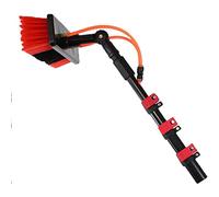 JYBNBBE Water Brush Kit for Solar Panel & Window CleaningExtendable 610.8m Pole 3.6m Reach Ideal for Photovoltaic & s Maintenance,10.8m