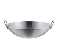 JYBNBBE Wok Pan Stainless Steel, Outdoor Wok Pan Woks and Stir Fry Pans Nonstick No Chemical Stir Fry Pan, Only for Gas Stove, Various Sizes,65cm/25.5 inch