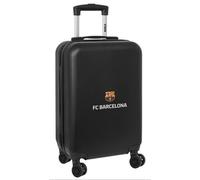 JYC CREATIVE Barcelona Football Team Suitcase Black with Red and Blue Stripes Hard Shell Cabin Size 55cm Unisex Backpack for Gifts, Parties and Celebrations