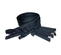JYC CREATIVE Pack of 3 Open Nylon Zippers n.5, Available in 16 Colours and 14 Sizes, Zipper for Sewing, Zip for Sewing Clothes, Zippers for Sewing, (1320, 80 cm)