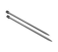 JYC CREATIVE Pair of Knitting Needles 12mm x 35cm, Long Needles with Ergonomic Grip Grip Handle, Ideal for Knitting Projects, Suitable for Beginners and Experts (1 Pair, 12mm x 35cm)