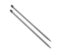 JYC CREATIVE Pair of Knitting Needles 8 mm x 35 cm, Long Needles with Ergonomic Grip Grip Handle, Ideal for Knitting Projects, Suitable for Beginners and Experts (1 Pair, 8 mm x 35 cm)