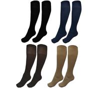 JYC CREATIVE Thermal Tights 180 DEN, Fleece Lined Socks, Women's and Men's Panty, Thick Stockings, Executive Stockings, Half Leg Tights, 4 Colours, M