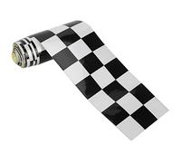 JYCCH 3 inch Black/White Checkered Decal Tape Car motorcycle Bike Sticker