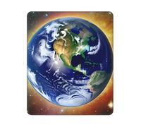 Jyckat Mouse Pad with Non-Slip Rubber Base, Cosmic Earth, Mouse Pads for Computers, Laptop, Gaming, Office & Home - 10 x 12 in
