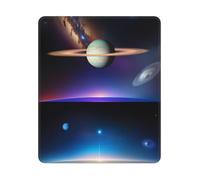 Jyckat Mouse Pad with Non-Slip Rubber Base, Cosmic Saturn, Mouse Pads for Computers, Laptop, Gaming, Office & Home - 10 x 12 in