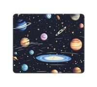 Jyckat Mouse Pad with Non-Slip Rubber Base, The Solar Family, Mouse Pads for Computers, Laptop, Gaming, Office & Home - 10 x 12 in