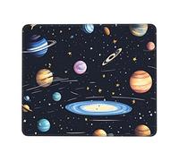 Jyckat Mouse Pad with Non-Slip Rubber Base, The Solar Family, Mouse Pads for Computers, Laptop, Gaming, Office & Home - 7 x 8.6 in