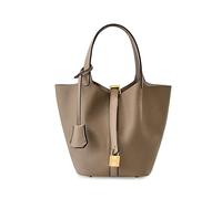 JYDQBAIS Ladies Handbag Female Bucket Bag Vegetable Basket Shoulder Bag Travel Bag Luggage Bag Commuter Bag Student Bag, Grey