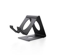 JYGamhanbil Desktop Stand Holder for ROG Xbox Ally X/ROG Xbox Ally/PS Portal/Steam Deck/MSI Claw/Switch 2/Legion Go,Metal Desktop Base with Anti-Slip Silicone Pad for Gaming Handheld Console,Black