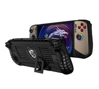 JYGamhanbil Protective Case for MSI Claw 8 AI+ A2VM 8" PC Gaming Handheld 2025,MSI Claw 8 AI+ TPU Grip Cover Back Shell Accessories with Ergonomic Grip & Kickstand(Black)
