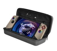 JYGamhanbil Travel Carrying Case Bag for MSI Claw 8 AI+ A2VM 8" PC Gaming Handheld 2025,EVA Hard Shell Cover with Stand Mode & Mesh Pocket for MSI Claw 8 AI+ Handheld Power Cord,Accessories(Black)