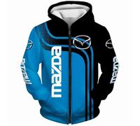 JYHBAQWN Clothing, For Mazda CX-5 CX5 KF 2017-2023 Sweatshirt Hoodie Outdoor Leisure Cardigan Jackets Classic Sportswear Jogging Clothes,Normal-M