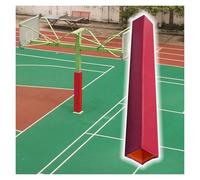 JYHHCYS 5ft Tall Basketball Pole Padding Outdoor Square, 20x20 16x16 12x12 6x6 Removable Large Poles Columns All-weather, Wrap Foam Basement Pole Tube Column Cover(Red,3x3 Inch)