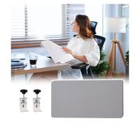 JYHHCYS Acoustic Felt Under Desk Privacy Panel for Office Desk, Custom Modesty Shield for Workspace Privacy & Cable Concealment, Easy Installation(E HxL,20''x48'')