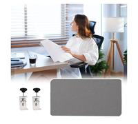 JYHHCYS Acoustic Felt Under Desk Privacy Panel for Office Desk, Custom Modesty Shield for Workspace Privacy & Cable Concealment, Easy Installation(C HxL,20''x32'')
