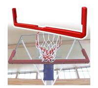 JYHHCYS Backboard Safety Padding, Cushioning Padding for 180cm Basketball Backboard, Edge Guard for Community Courts/Training Gyms/Playgrounds, Shock-Absorbing & Weather-Proof(Red)