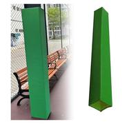 JYHHCYS Custom Rectangle Gym Pole Pad, 5ft 6ft 7ft Tall All Wrap Around Square Post Padding All-Weather, Playground Crash Pole Cover for Outdoor, Basement, Patio(Green 6ft tall,18x18 Inch)