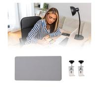 JYHHCYS Custom Size Under Desk Privacy Panel for Office Desk, Desk Modesty Panel Privacy Shield, Underdesk Screen Divider for Leg Privacy & Cable Concealment, Easy Installation(A HxL,30x110cm)