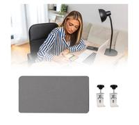 JYHHCYS Custom Size Under Desk Privacy Panel for Office Desk, Desk Modesty Panel Privacy Shield, Underdesk Screen Divider for Leg Privacy & Cable Concealment, Easy Installation(D HxL,35x130cm)