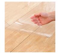 JYHHCYS Custom Sizes Clear Floor Mat, No Scratch Transparent Table Mat Protector for Living Room/Entryway/Home, Easy Flat Area Rug Clear Plastic Runner Rug(110cmX270cm/44 X108)