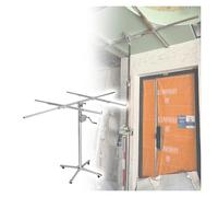 JYHHCYS Heavy Duty Sheetrock Jack with Wheels, Rolling Panel Hoist Jack Easy To Move, Adjustable Telescopic Drywall Hoist for Garage Home Renovation(Max H 4m/13.1ft)