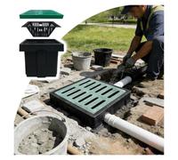 JYHHCYS Heavy Duty Sump Pump Basin with Lid, Rainwater Catch Basin